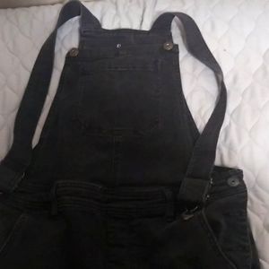 Black overalls
